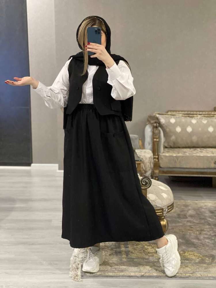 سه تیکه شومیز، ژیله و دامن